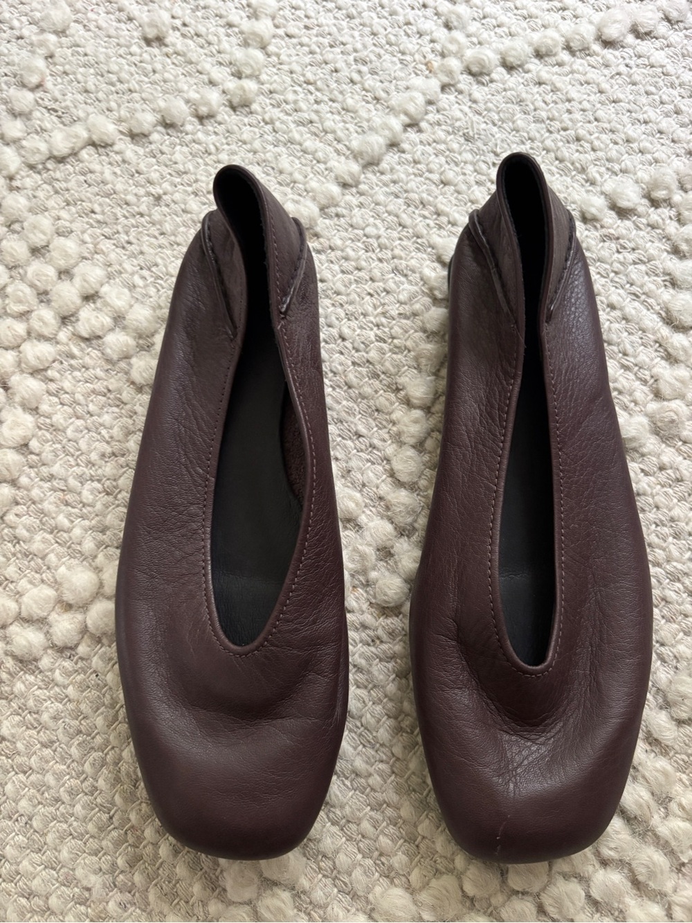 Women’s brown leather Casi Myra Camper ballet flats size 37 US 7